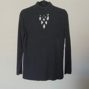 Mercer Street Studio Elegant Black Women's Top Size Large